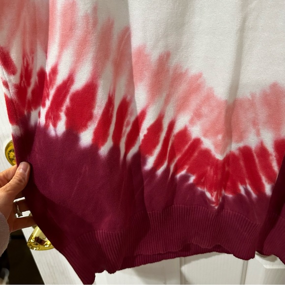 Torrid Slub Pullover Raglan Sweater in Tie Dye - Picture 8 of 11